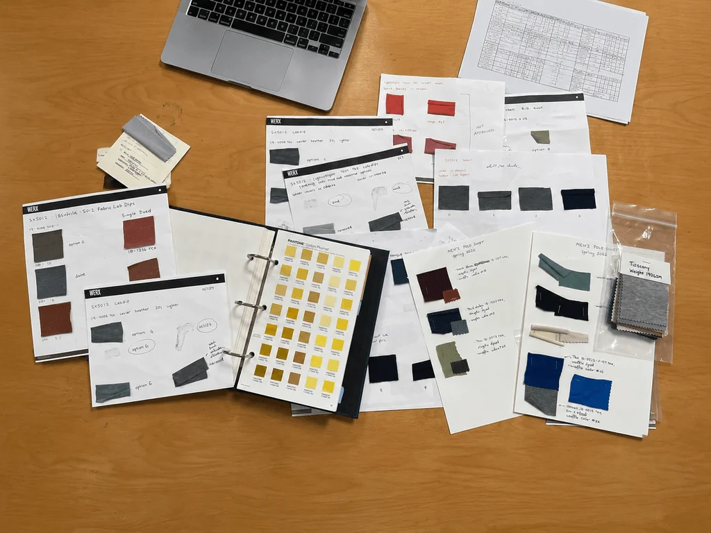 Fabric and print together